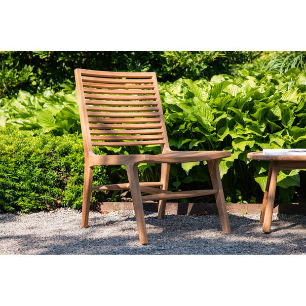 Ribbon leunstoel tuin teak.