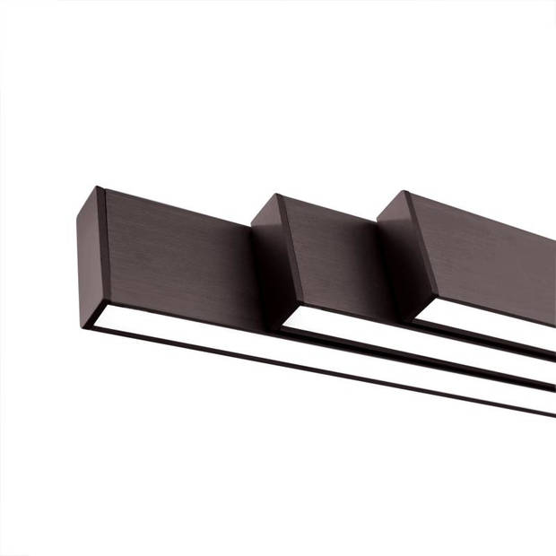 Paul Neuhaus Hanglamp Adriana verstelbaar L 120-180 cm bruin