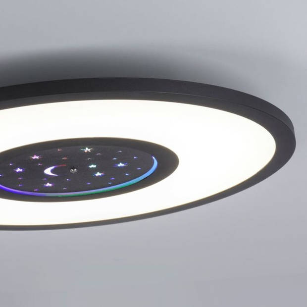 Paul Neuhaus Plafondlamp Astro Ø 40 cm zwart