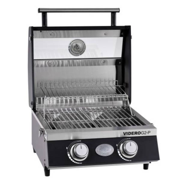 Rösle Barbecue - Barbecue Gas Videro G2-P 50 mbar - Roestvast Staal - Zwart