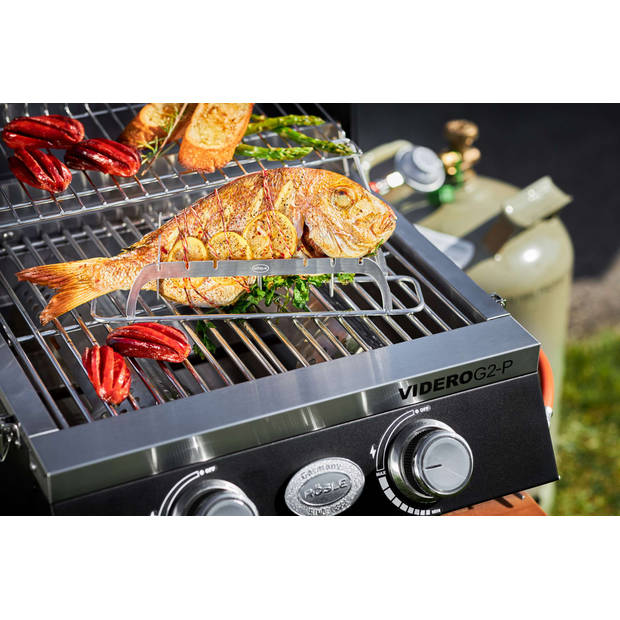 Rösle Barbecue - Barbecue Gas Videro G2-P 50 mbar - Roestvast Staal - Zwart