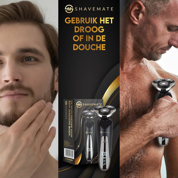 ShaveMate - 3-in-1 Scheerapparaat - Baard Trimmer - Tondeuse Voor Mannen - Hair Clipper Set - Draadloos - Waterproof