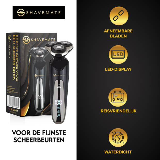 ShaveMate - 3-in-1 Scheerapparaat - Baard Trimmer - Tondeuse Voor Mannen - Hair Clipper Set - Draadloos - Waterproof
