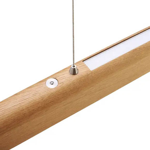 Herzblut Hanglamp Arco Dim up-down 130 cm eiken