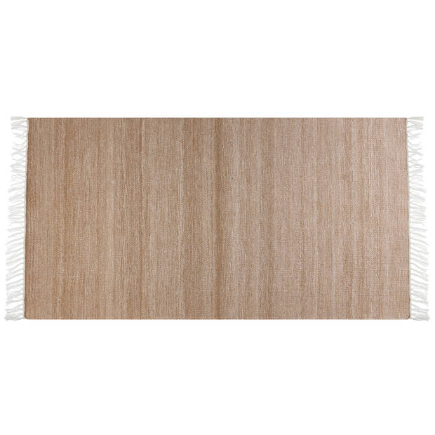 Beliani MALHIA - Gevlochten-Beige-Synthetisch materiaal