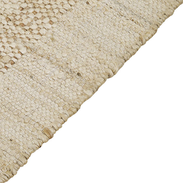 Beliani YELMEZ - Gevlochten-Beige-Jute