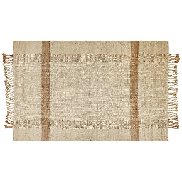 Beliani YELMEZ - Gevlochten-Beige-Jute