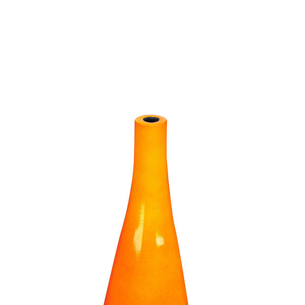 Beliani SABADELL - Bloemenvaas-Oranje-Terracotta