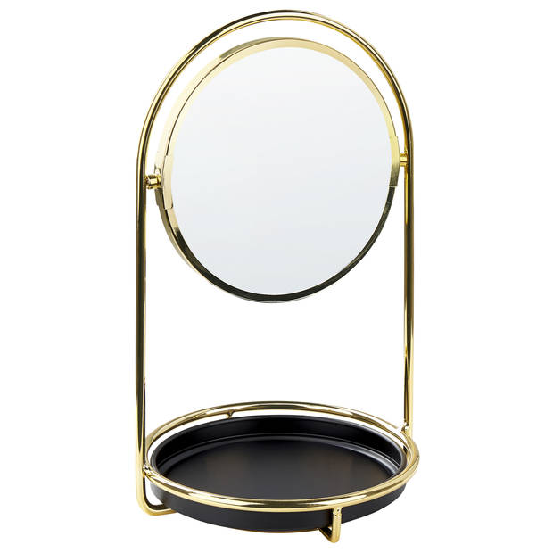 Beliani INDRE - Make-up spiegel-Goud-IJzer, Glas