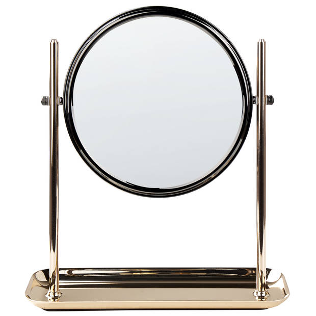 Beliani FINISTERE - Make-up spiegel-Goud-IJzer, Glas