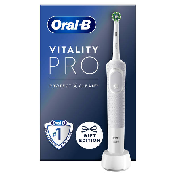 Oral-B elektrische tandenborstel Vitality Pro X Clean wit