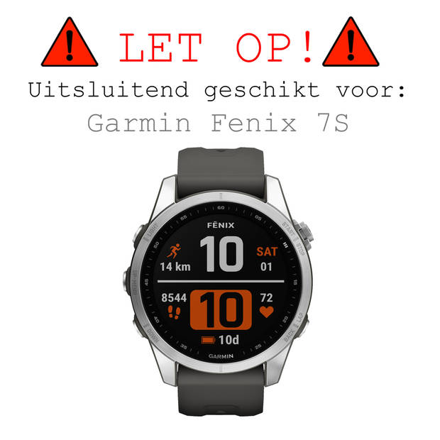 Basey Garmin Fenix 7s Screenprotector Tempered Glass Beschermglas - Garmin Fenix 7s Screen Protector