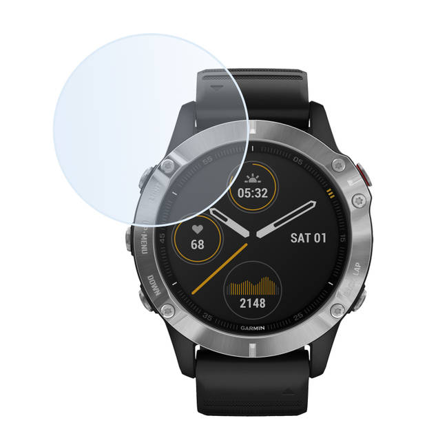 Basey Garmin Fenix 6X Pro Screenprotector Tempered Glass Beschermglas - Garmin Fenix 6X Pro Screen Protector