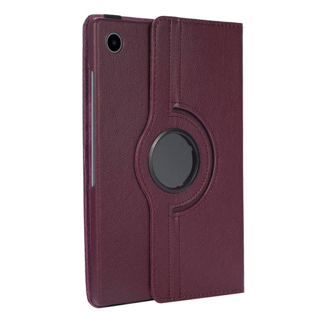 Basey Samsung Galaxy Tab A8 Hoesje 360 Graden Draaibaar Kunstleer Hoes Case