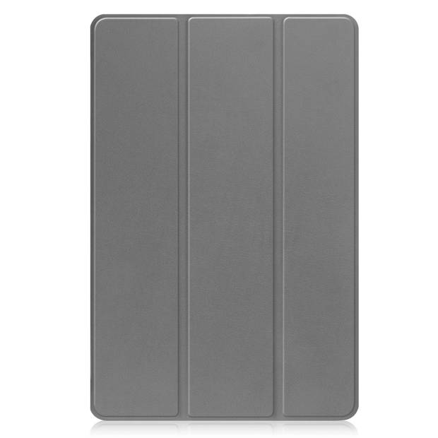 Basey Lenovo Tab P11 Pro (2e Gen) Hoesje Kunstleer Hoes Case Cover -Grijs