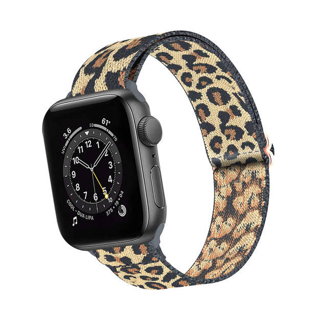 Basey Apple Watch 1-8 / SE - 42/44/45 mm Bandje Stof Nylon Apple Watch Band Smart watch Bandje