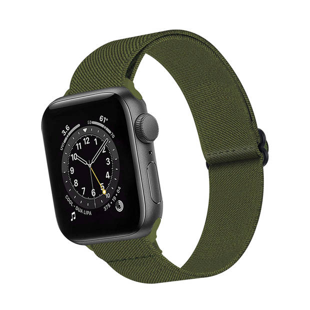 Basey Apple Watch 1-8 / SE - 38/40/41 mm Bandje Stof Nylon Apple Watch Band Smart watch Bandje