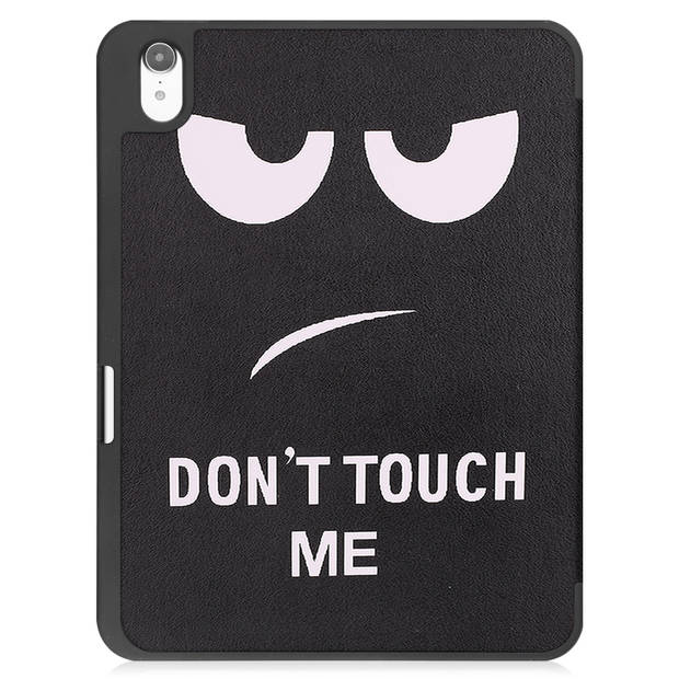 Basey iPad 2022 Hoesje Kunstleer Hoes Case Cover -Don't Touch Me
