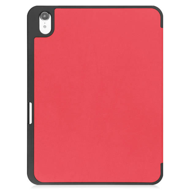 Basey iPad 10 Hoes Case Hoesje Hard Cover - iPad 10 2022 Hoesje Bookcase Uitsparing Apple Pencil - Rood