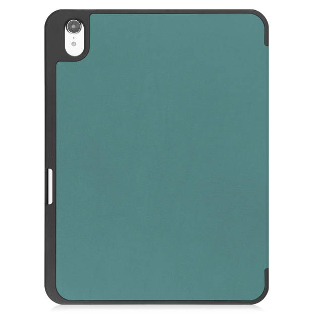 Basey iPad 10 Hoes Case Hoesje Hard Cover - iPad 10 2022 Hoesje Bookcase Uitsparing Apple Pencil - Donker Groen