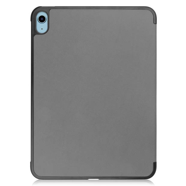 Basey iPad 10 2022 Hoes Case Hoesje Hard Cover - iPad 10 Hoesje Bookcase - Grijs
