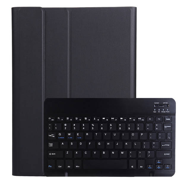 Basey Lenovo Tab P11 Hoes Toetsenbord Hoesje Keyboard Case Cover - Zwart