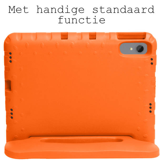 Basey Lenovo Tab P11 Plus Kinderhoesje Foam Case Hoesje Cover Hoes -Oranje