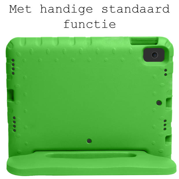 Basey iPad 10.2 2020 Kinderhoesje Foam Case Hoesje Cover Hoes -Groen