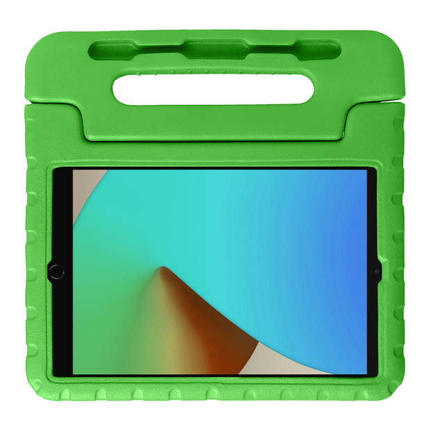 Basey iPad 10.2 2019 Kinderhoesje Foam Case Hoesje Cover Hoes -Groen