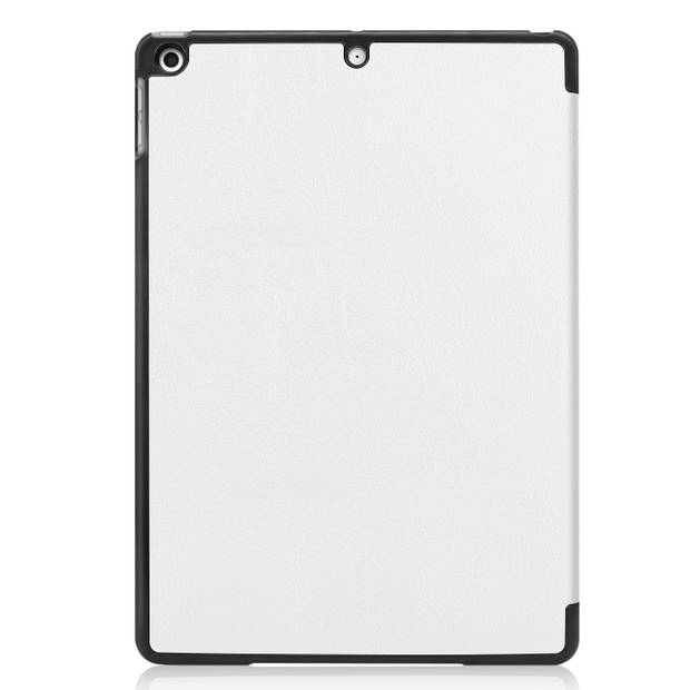 Basey iPad 10.2 2020 Hoes Book Case Hoesje - iPad 10.2 2020 Hoesje Hard Cover Case Hoes - Wit