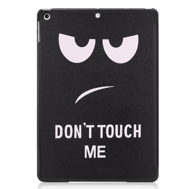 Basey iPad 10.2 2020 Hoes Book Case Hoesje - iPad 10.2 2020 Hoesje Hard Cover Case Hoes - Don't Touch Me