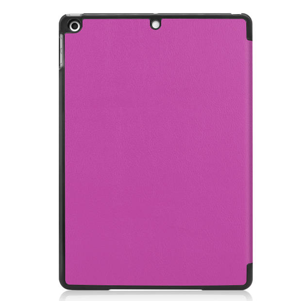 Basey iPad 10.2 2020 Hoes Book Case Hoesje - iPad 10.2 2020 Hoesje Hard Cover Case Hoes - Paars