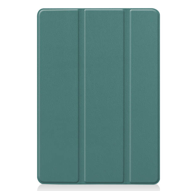 Basey iPad 10.2 2020 Hoes Book Case Hoesje - iPad 10.2 2020 Hoesje Hard Cover Case Hoes - Donkergroen