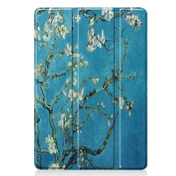 Basey iPad 10.2 2020 Hoes Book Case Hoesje - iPad 10.2 2020 Hoesje Hard Cover Case Hoes - Bloesem