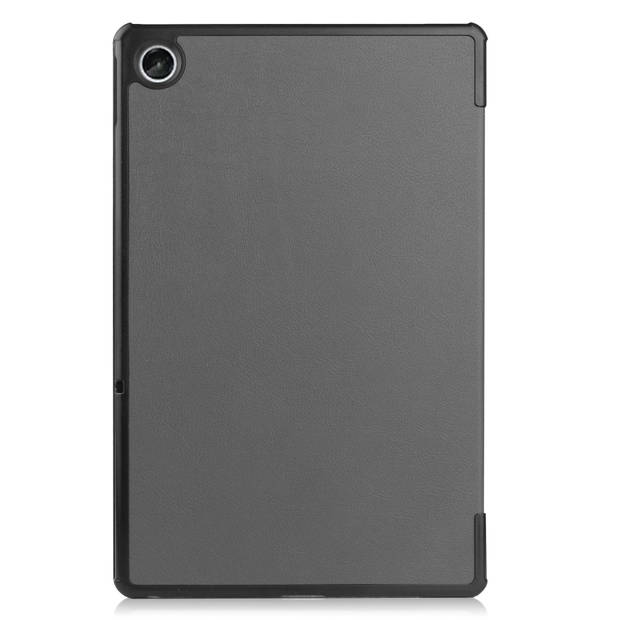Basey Lenovo Tab M10 Plus (3e Gen) Hoesje Kunstleer Hoes Case Cover -Grijs