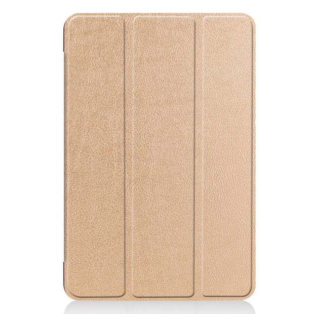 Basey iPad Air 2022 (5e generatie) Hoesje Kunstleer Hoes Case Cover -Goud