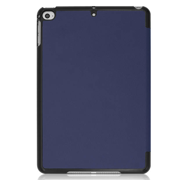 Basey iPad Mini 6 Hoes Case Hoesje Hard Cover - iPad Mini 6 Bookcase Hoes - Donkerblauw