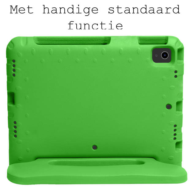 Basey iPad Air 5 (2022) Kinderhoesje Foam Case Hoesje Cover Hoes -Groen