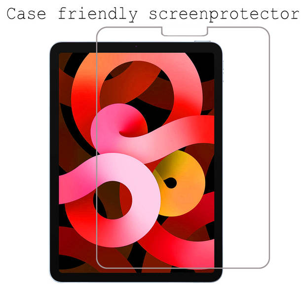 Basey iPad Air 2022 Screenprotector Tempered Glass - iPad Air 5 Beschermglas - iPad Air 2022 Screen Protector