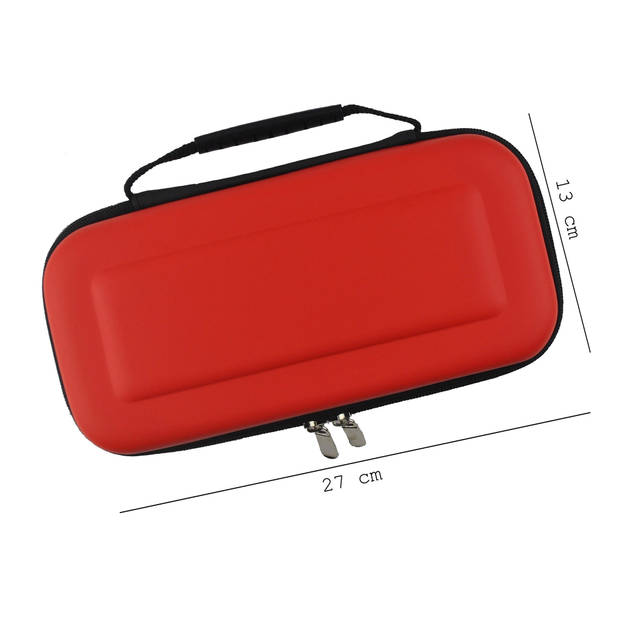 Basey Hoes voor Nintendo Switch Case Hoes Hard Cover - Carry Case Voor Nintendo Switch - Rood