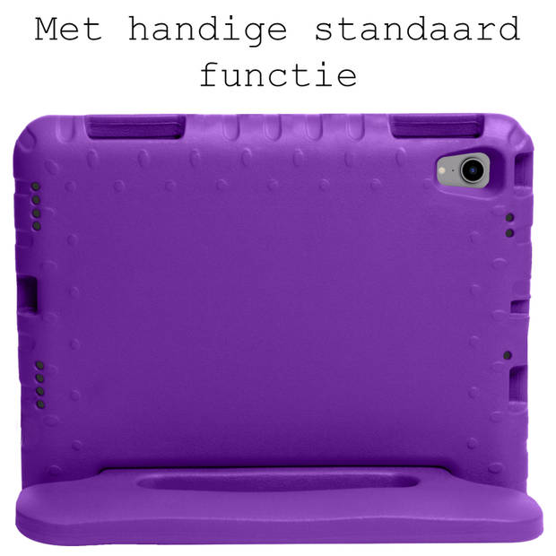 Basey iPad Mini 6 Kinderhoesje Foam Case Hoesje Cover Hoes -Paars