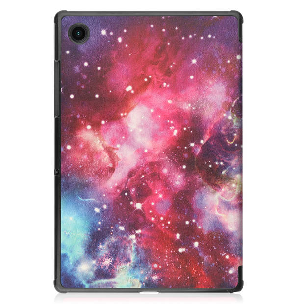 Basey Samsung Galaxy Tab A8 Hoesje Kunstleer Hoes Case Cover -Galaxy