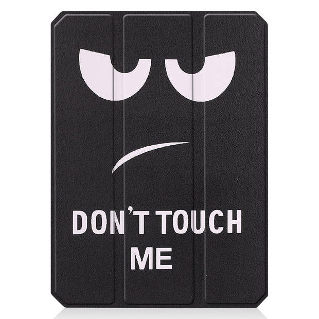 Basey iPad Mini 6 Hoesje Kunstleer Hoes Case Cover -Don't Touch Me