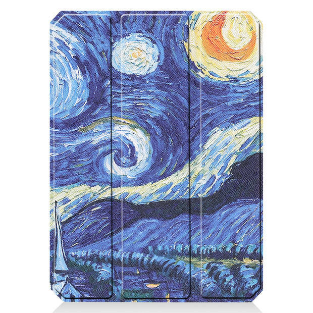 Basey iPad Mini 6 Hoesje Kunstleer Hoes Case Cover -Sterrenhemel