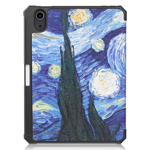 Basey iPad Mini 6 Hoesje Kunstleer Hoes Case Cover -Sterrenhemel