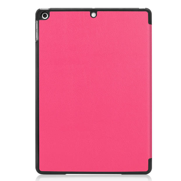 Basey iPad 10.2 2021 Hoes Book Case Hoesje - iPad 10.2 2021 Hoesje Hard Cover Case Hoes - Roze