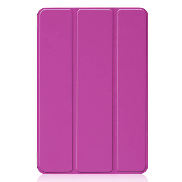 Basey iPad Air 2022 (5e generatie) Hoesje Kunstleer Hoes Case Cover -Paars