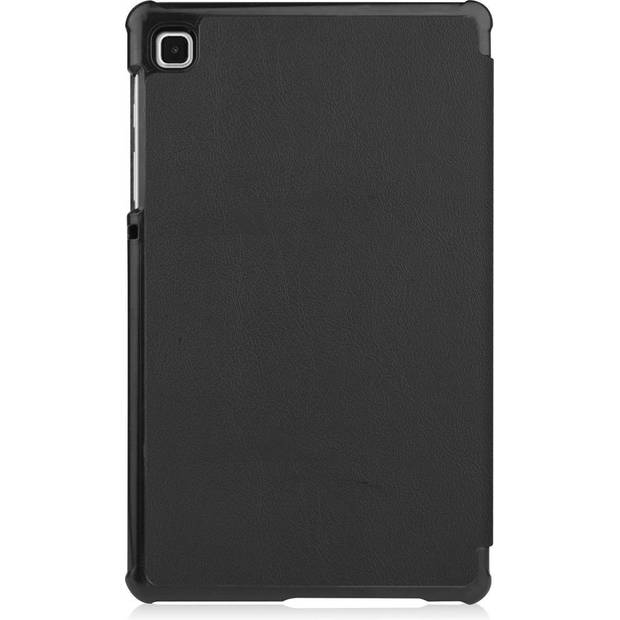 Basey Samsung Galaxy Tab A7 Lite Hoesje Kunstleer Hoes Case Cover -Zwart