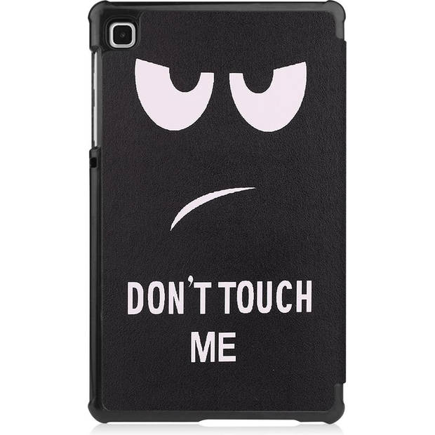 Basey Samsung Galaxy Tab A7 Lite Hoesje Kunstleer Hoes Case Cover -Don't Touch Me