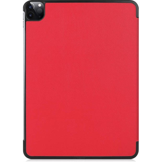 Basey iPad Pro 2021 (11 inch) Hoes Case Hoesje Hardcover Book Cover - Rood
